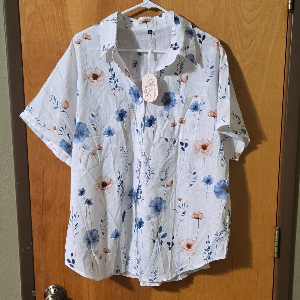 HOTOUCH Hawaiian Shirts for Women s